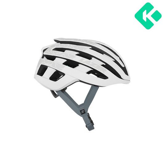 Casque Route LAZER Z1 KINETICORE Blanc Matt - Édition Limitée UYH Use Your Head + LED