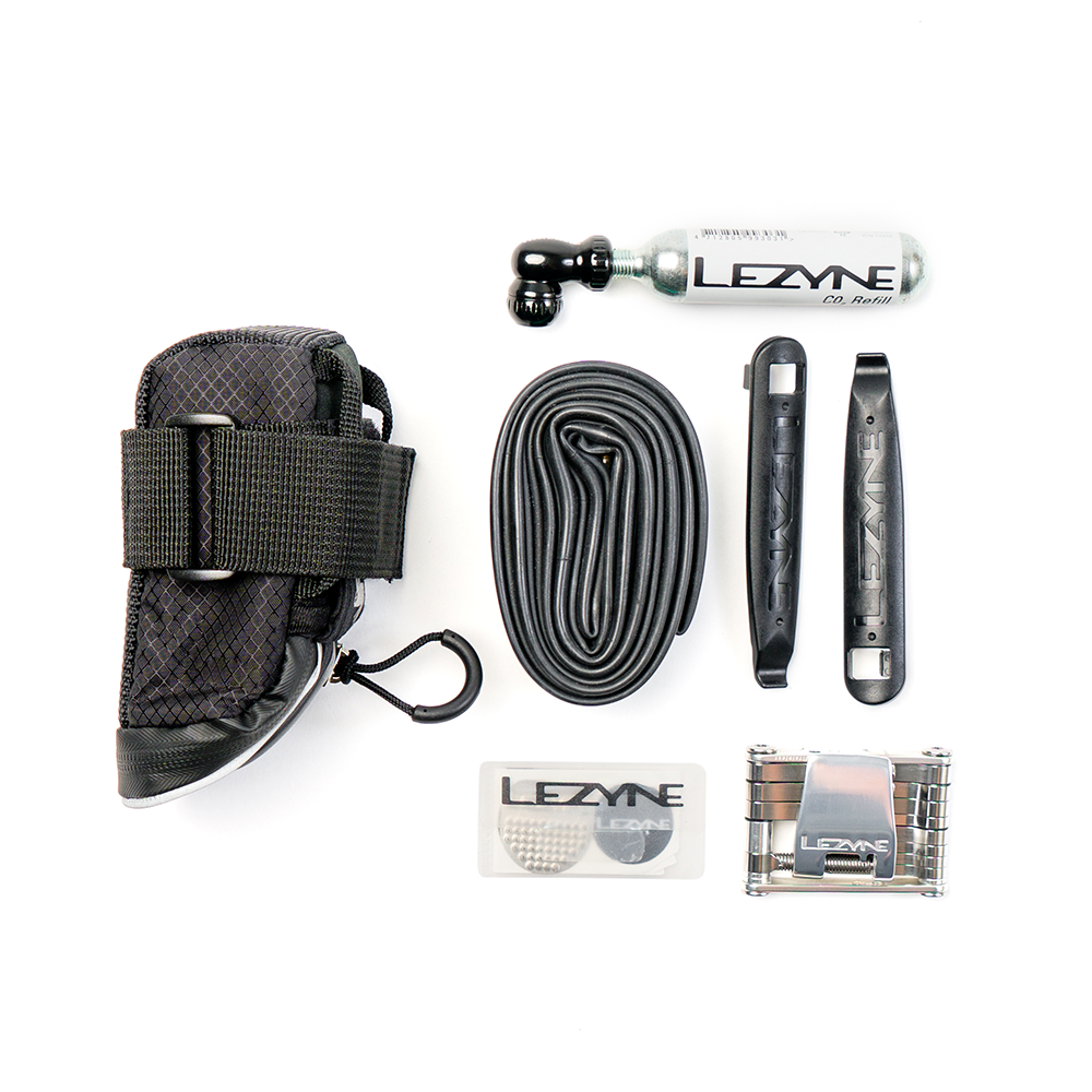 LEZYNE Micro Caddy juodas balnelio krepšelis