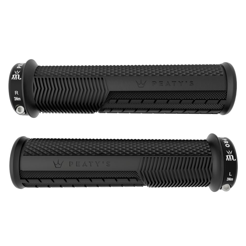 Manopole PEATY'S MONARCH PRO KNURL Supersoft Black