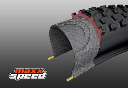 Opona MAXXIS ASPEN 32x2.40 Exo MaxxSpeed Tubeless Ready Składana Czarna