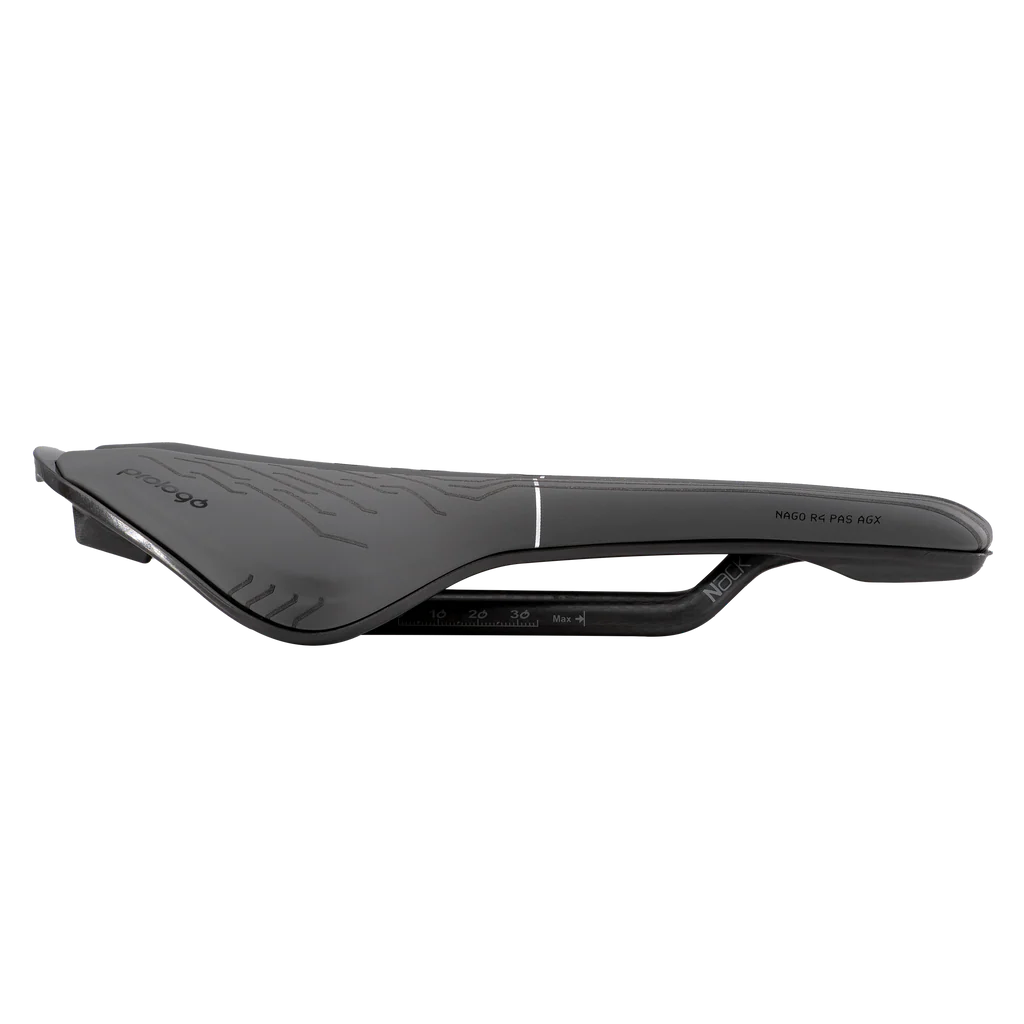 Selle PROLOGO NAGO R4 PAS AGX 137mm Rails Nack Noir