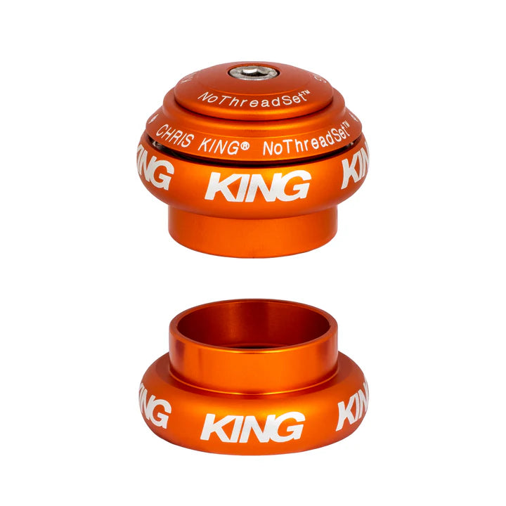 Eksternt Styreleje CHRIS KING NOTHREADSET 1"1/8 EC34 Orange