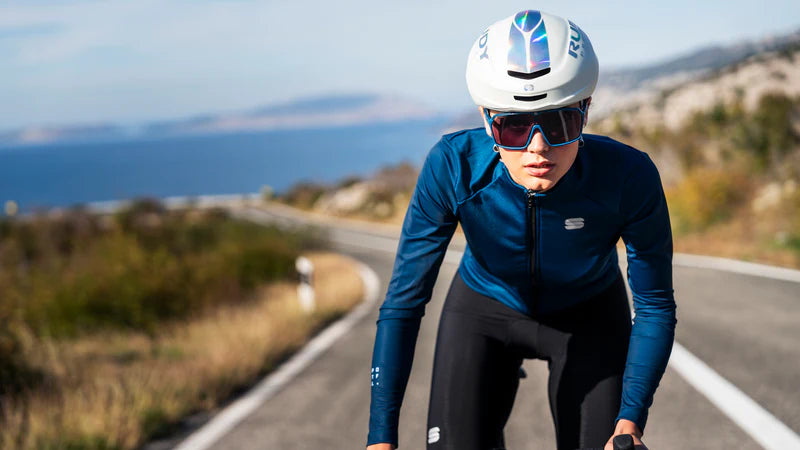 Kask Szosowy RUDY PROJECT NYTRON PRO Biały Iryzujący Matt