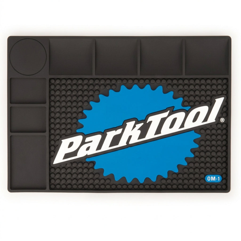 Tappetino organizer da banco Park Tool OM-1 visto dall'alto