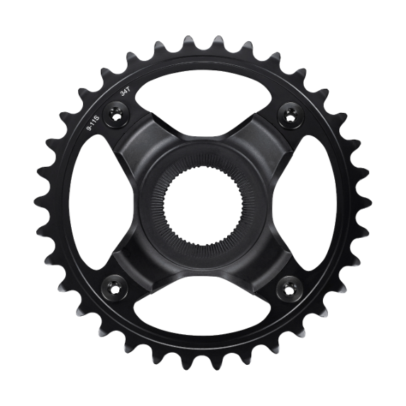 SHIMANO SM-CRE70-B E-Bike Single Chainring 9/10/11S 53 mm Chain Line