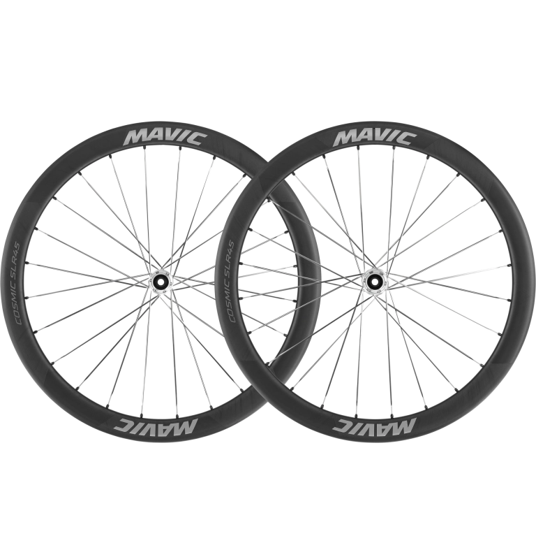 Coppia di Ruote MAVIC COSMIC SLR 45 Tubeless Ready (Center Lock) Argento
