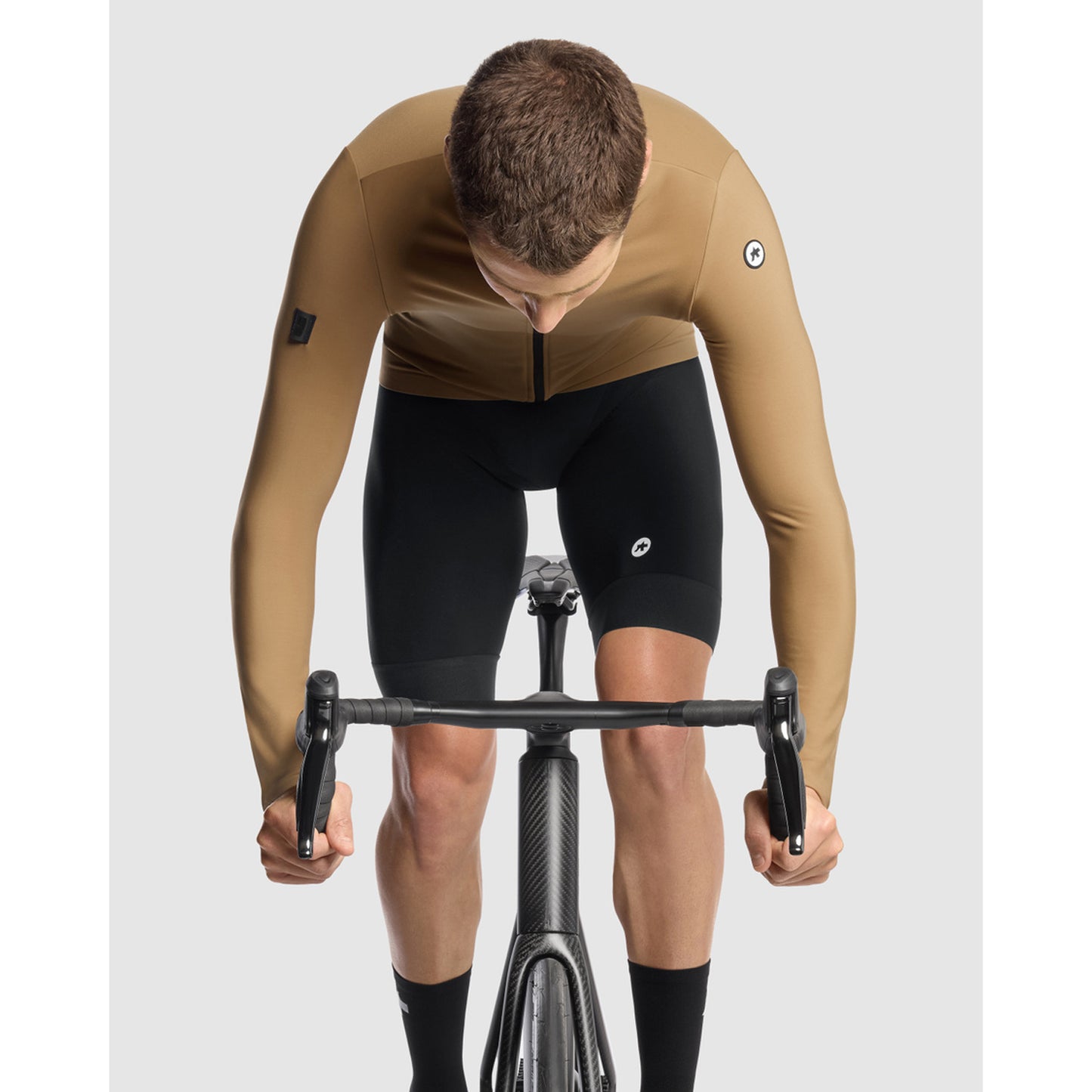 Tröja ASSOS MILLE GT SPRING FALL C2 Långa ärmar Bronze Ash