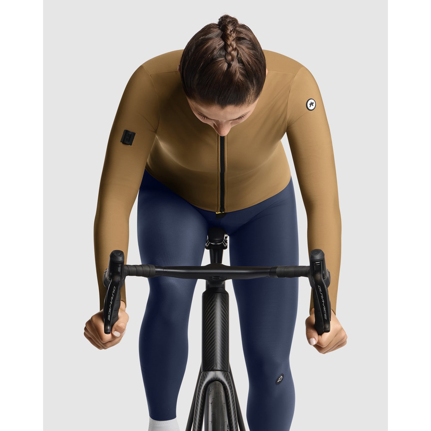 Tröja ASSOS UMA GT SPRING FALL C2 Långärmad Dam Bronze Ash