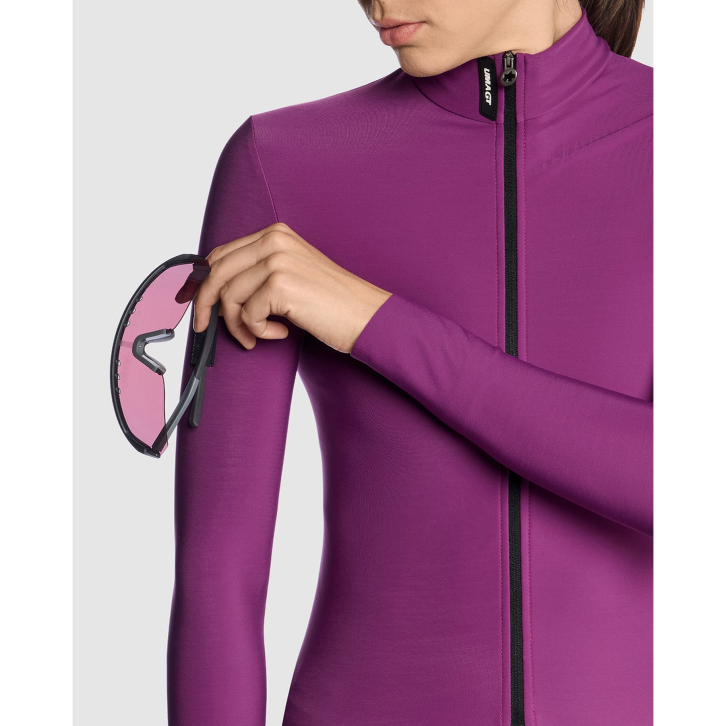Tröja ASSOS UMA GT SPRING FALL C2 Långärmad Dam Alchemy Purple