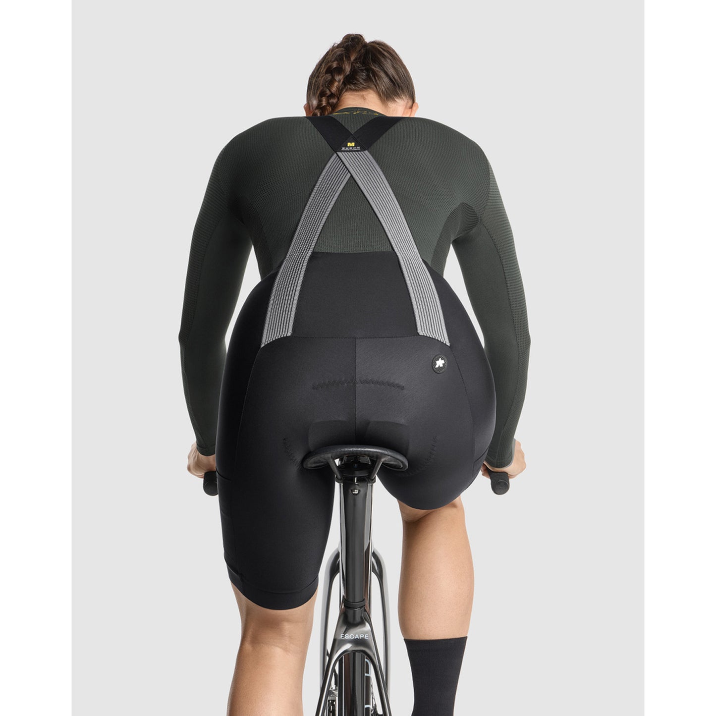 ASSOS TACTICA SPRING FALL T5 Kort Damebukse med Seler Sort