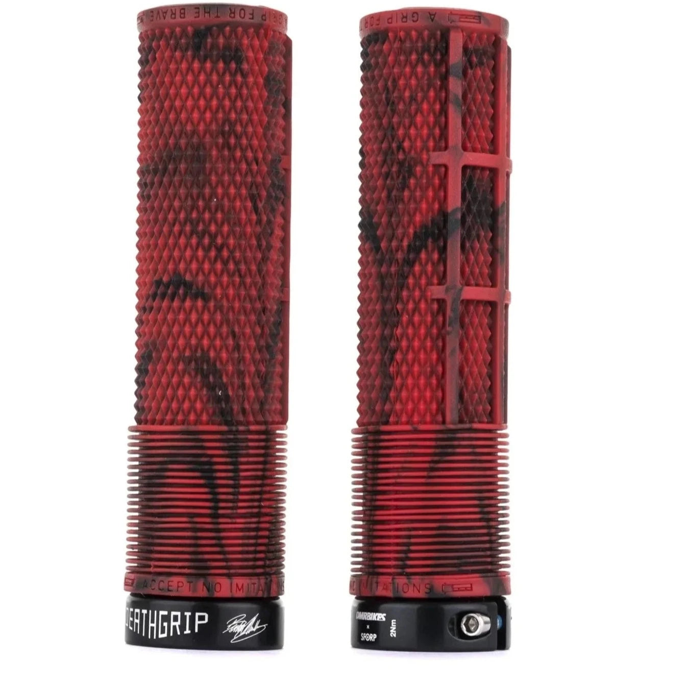 Greb DMR DEATHGRIP Large Lock-on Rød/Camo