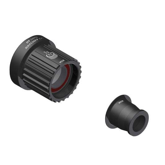 DT SWISS Ratchet EXP Shimano Micro Spline tipo lengvas aliumininis laisvosios eigos būgnelis, 12x142 mm ašiai