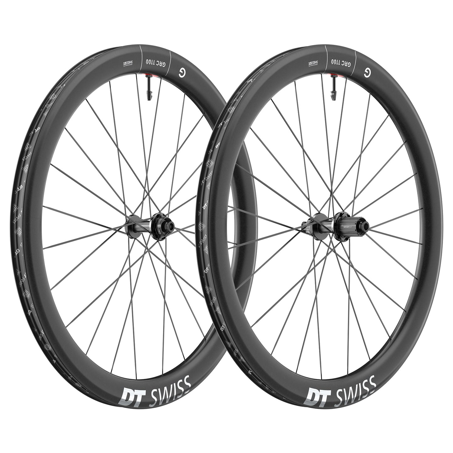 Par de rodas DT SWISS GRC 1100 DICUT 50 DISC Tubeless Ready (Center Lock)