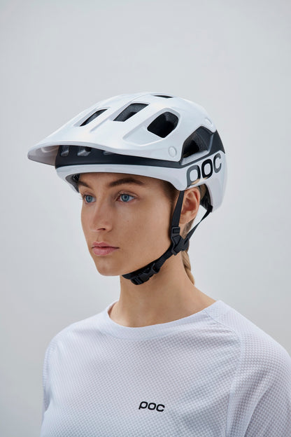 Maastikuratta kiiver POC CULARIS PURE Valge/Must Matt