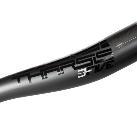Manubrio PRO THARSIS 3FIVE Rise 20mm 800mm Carbonio Nero