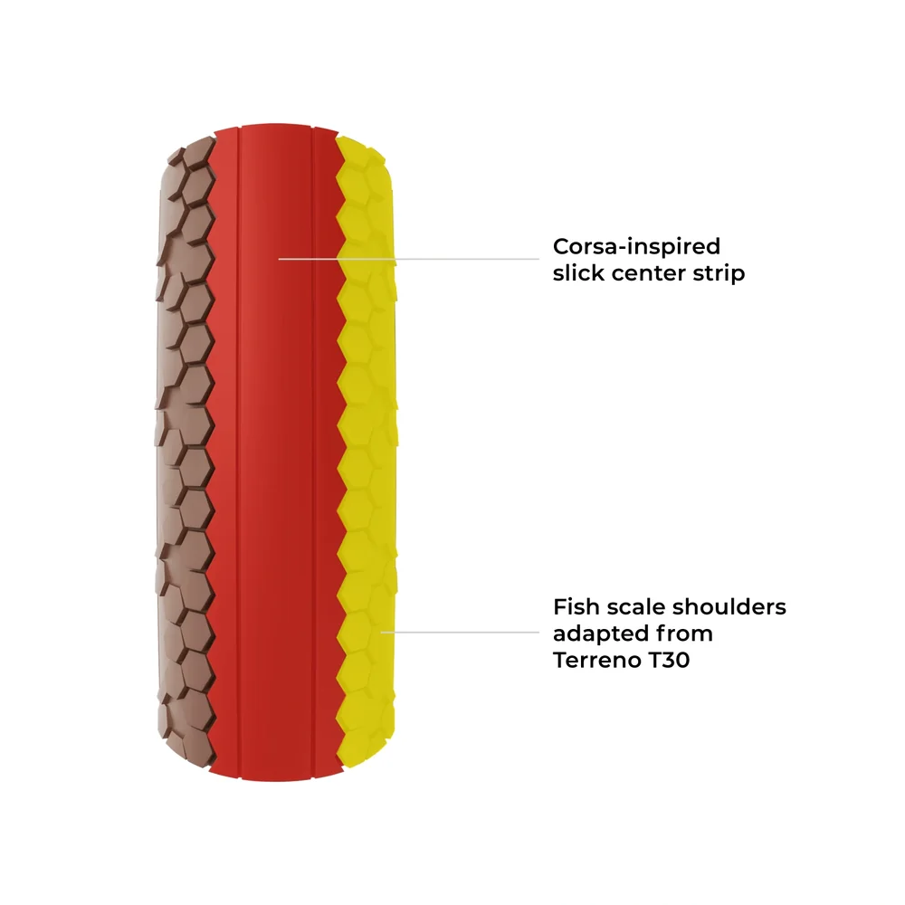 Dæk VITTORIA TERRENO PRO T10 Hardpack Gravel Race 700c Tubeless Ready Souple Brun
