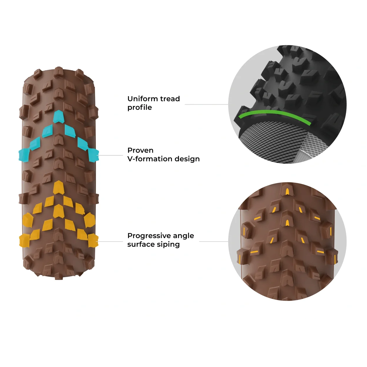 Dæk VITTORIA TERRENO PRO T60 Mixed Gravel Race 700x40c Tubeless Ready Souple Marron