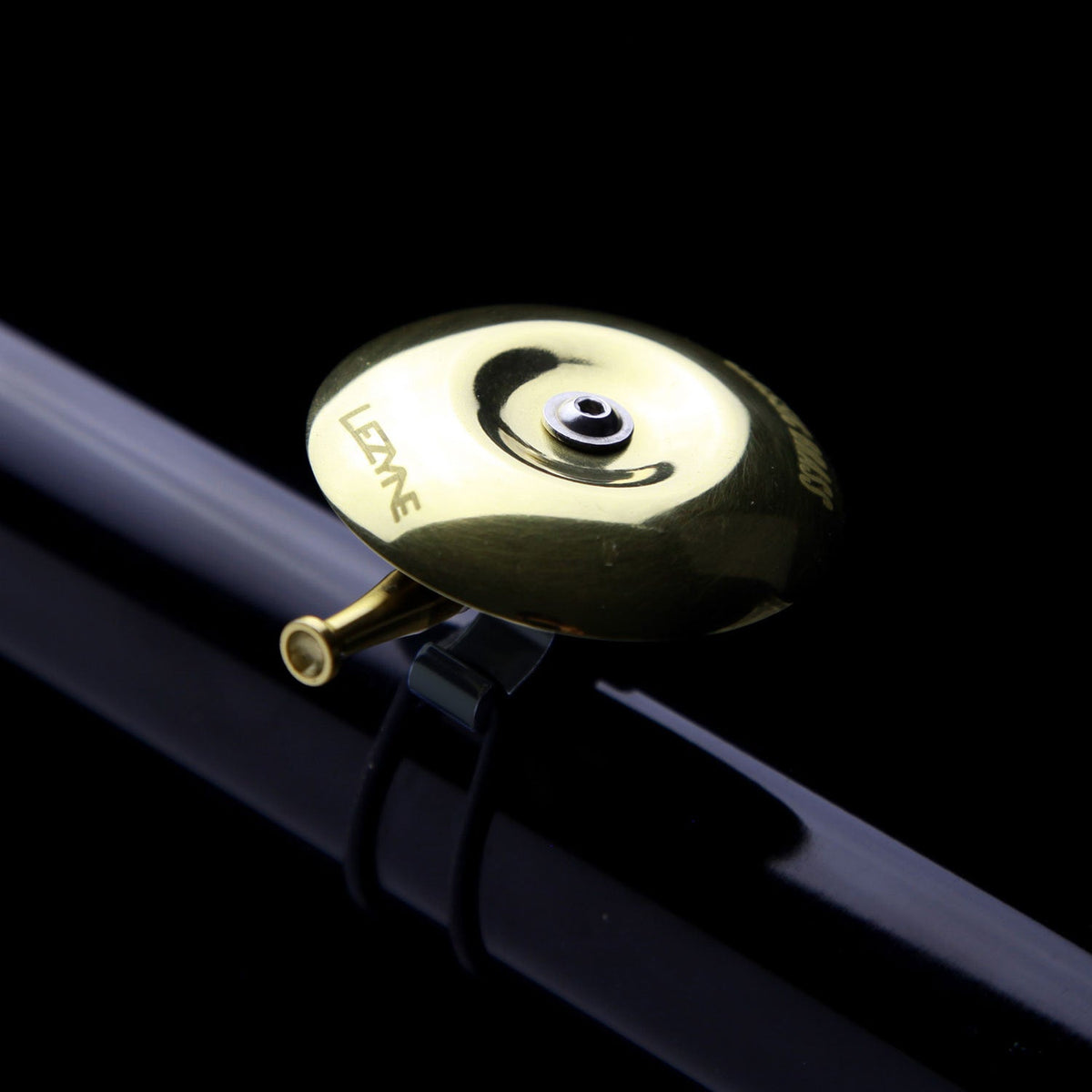 Ringklocka LEZYNE CLASSIC BRASS SHALLOW svart