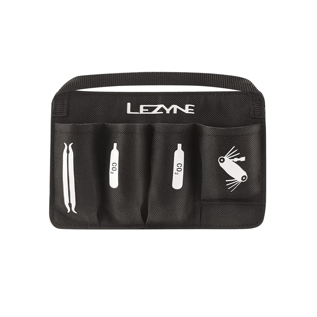 Fľaša na náradie LEZYNE FLOW CADDY BOX 500 ml s organizérom
