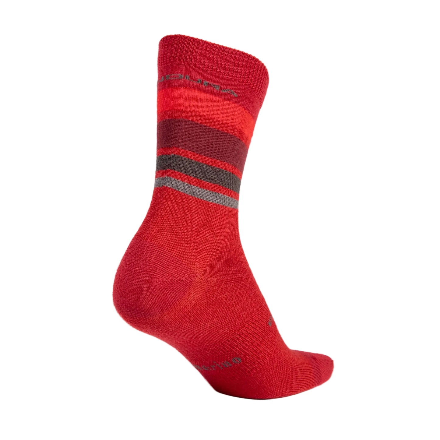 Κάλτσες ENDURA BAABAA MERINO STRIPE Κόκκινο