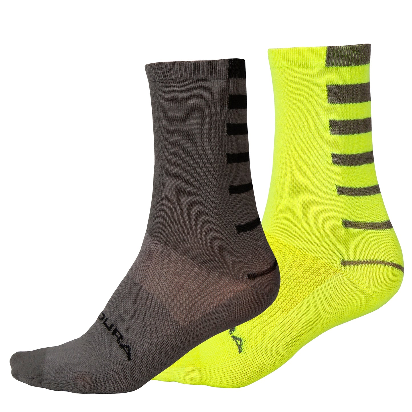 Sokker ENDURA COOLMAX STRIPE 2 Par Gul/Grå