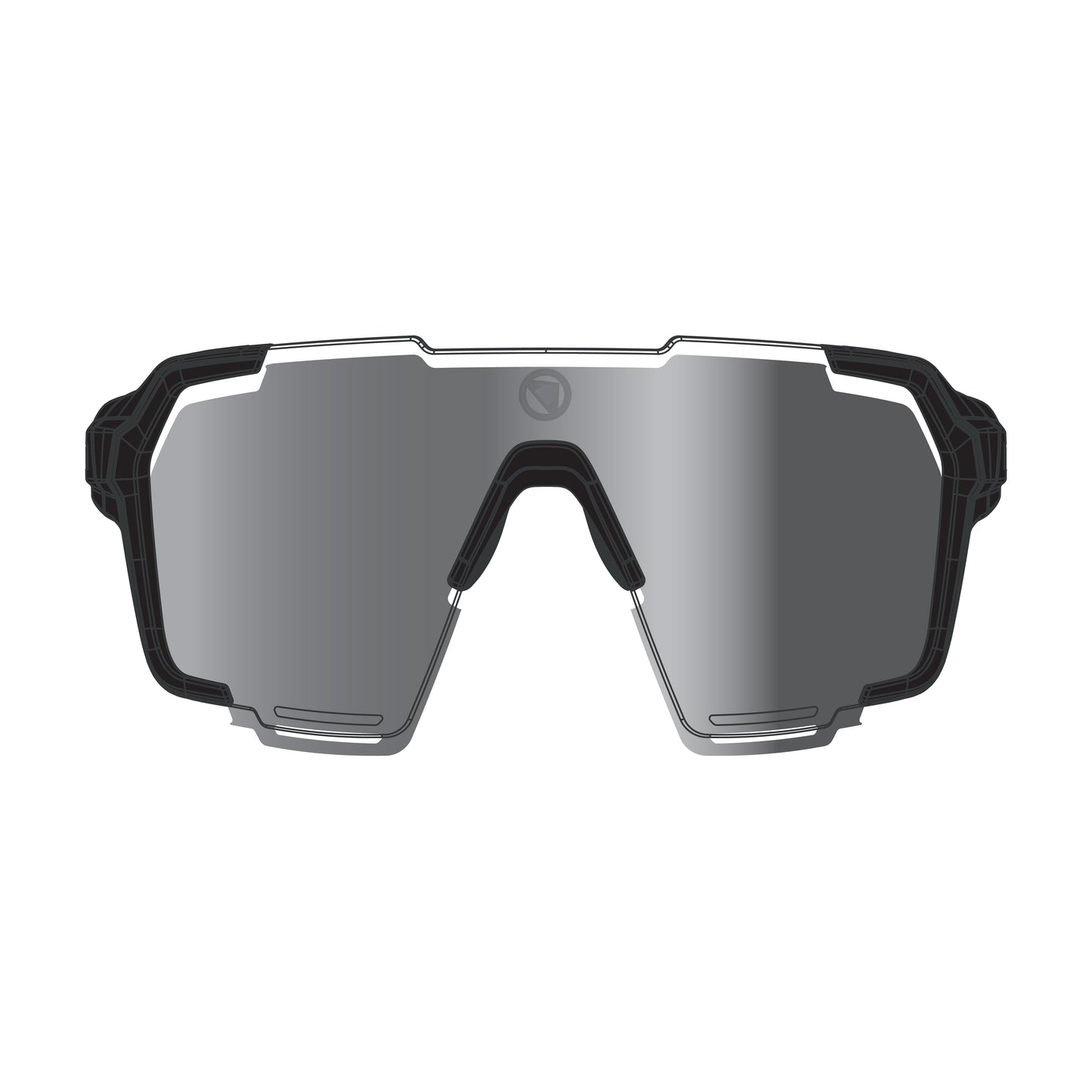 Lunettes ENDURA SINGLETRACK FRAMELESS Noir