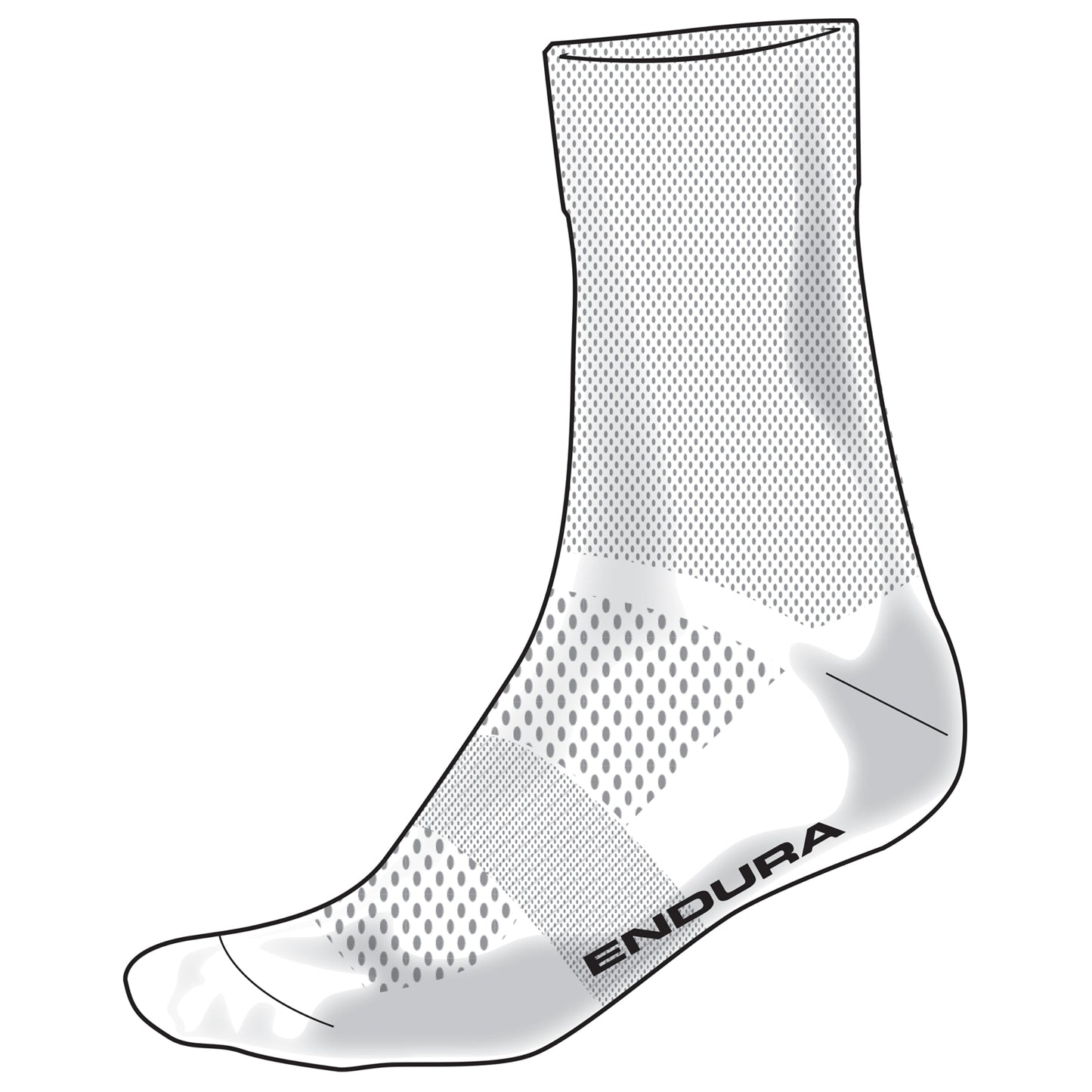 Chaussettes ENDURA PRO SL POWER Blanc