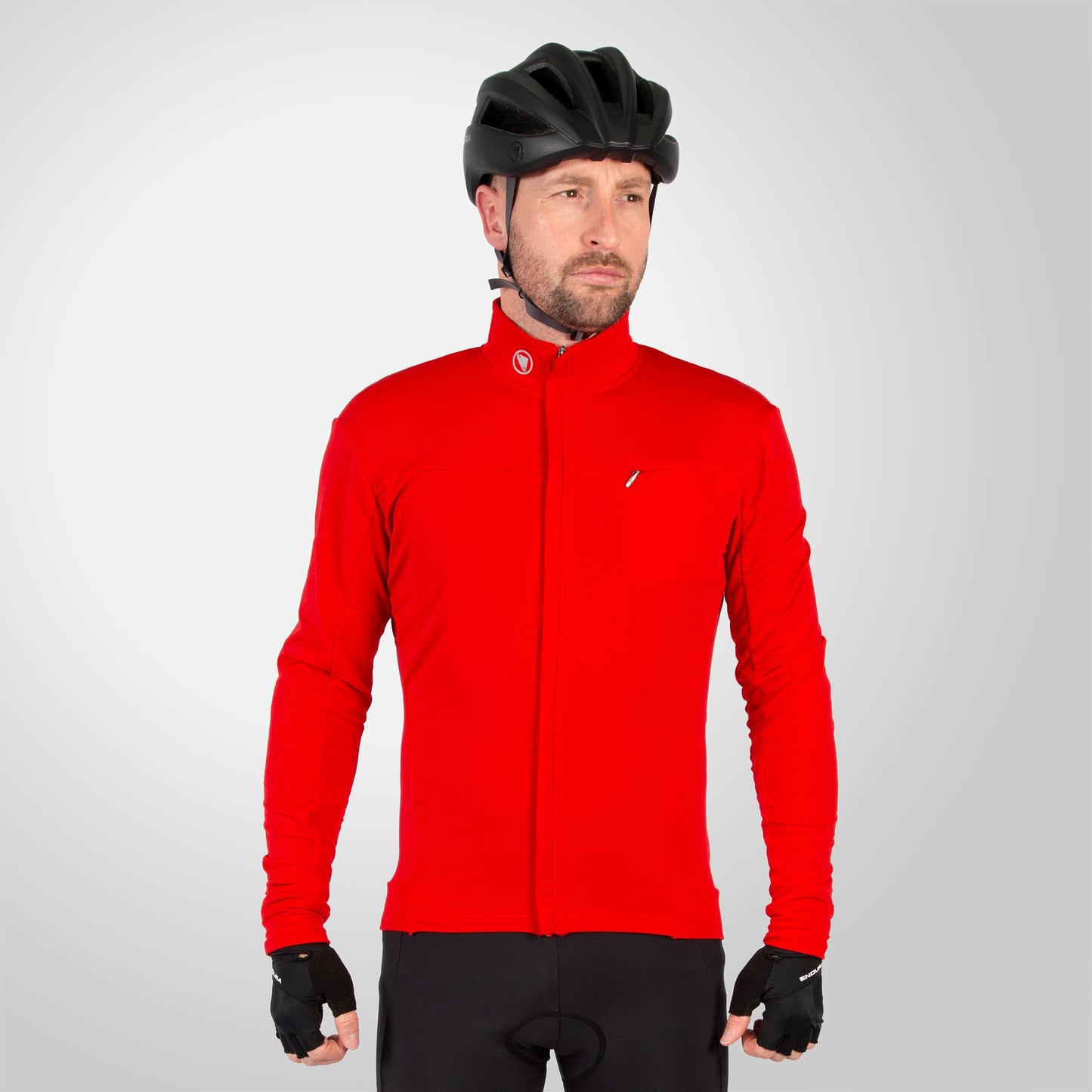 Trikot ENDURA XTRACT ROUBAIX Langarm Rot