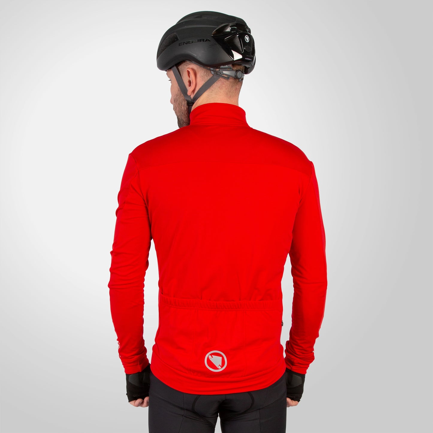 Trikot ENDURA XTRACT ROUBAIX Langarm Rot