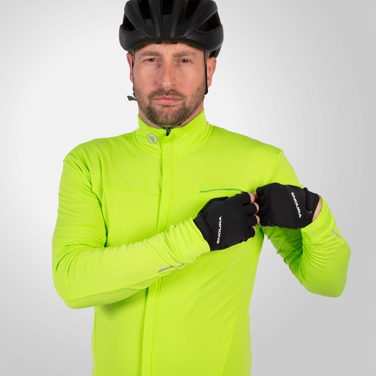 Trikot ENDURA XTRACT ROUBAIX Langarm Gelb