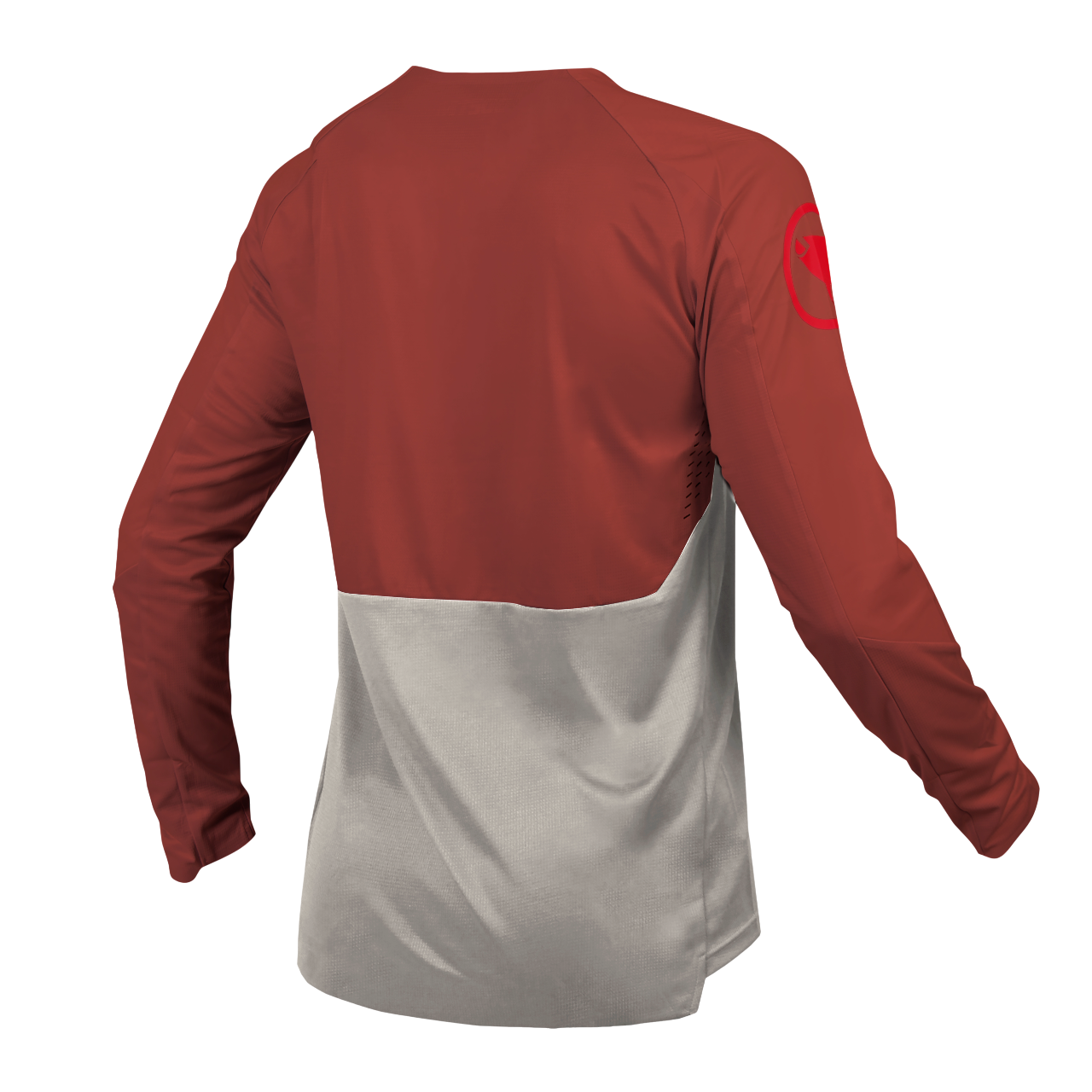 Maillot ENDURA MT500 BURNER Manches Longues Rouge