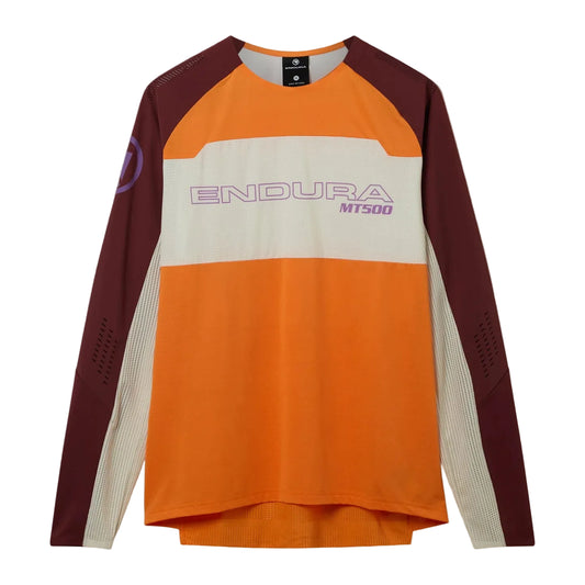 Shirt ENDURA MT500 BURNER LITE Lange Mouwen Oranje