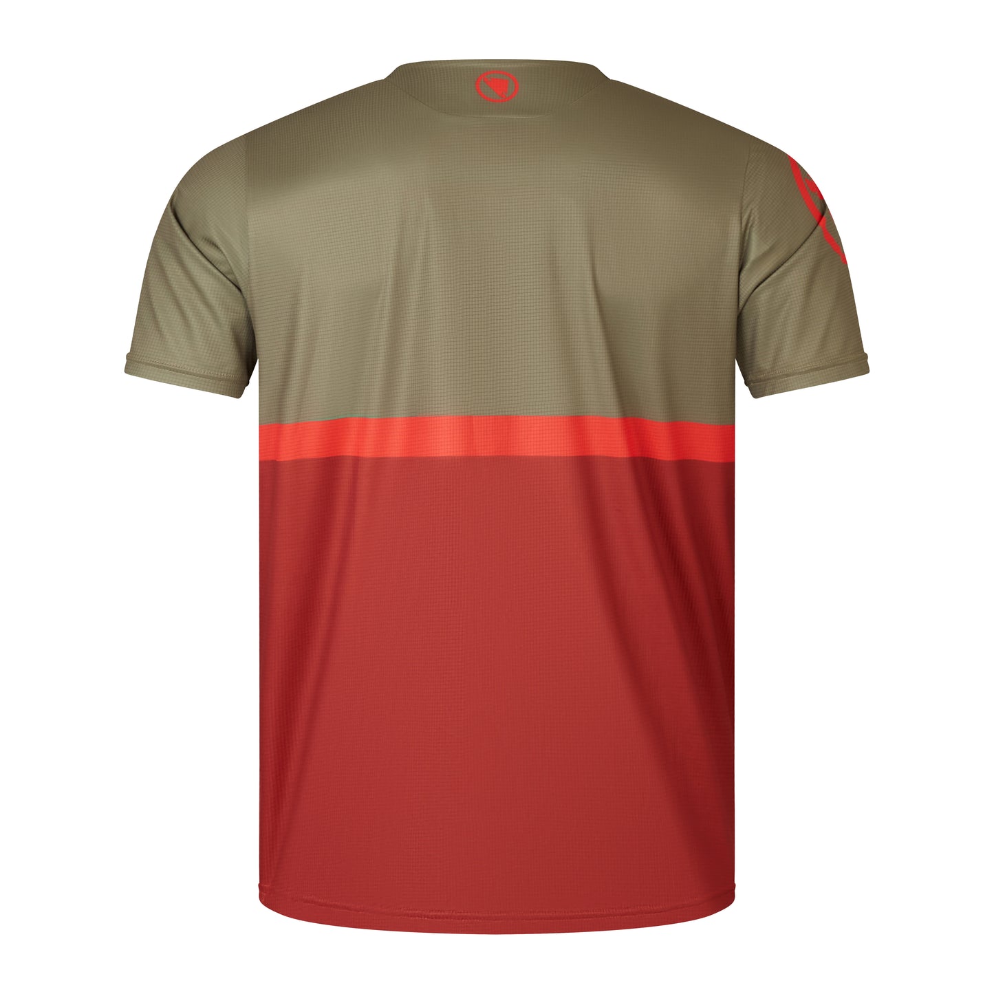 Maglia ENDURA SINGLETRACK CORE TEE II Maniche Corte Kaki/Rosso