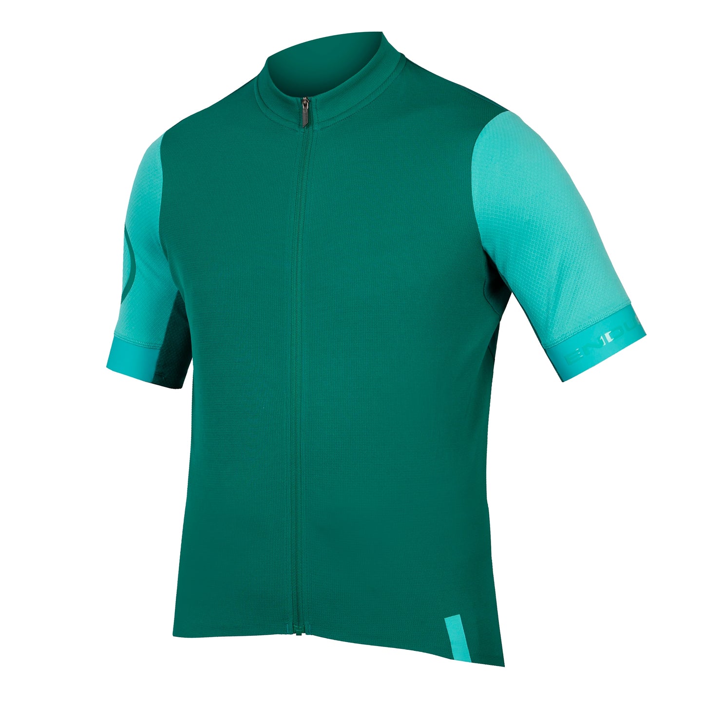 Maillot ENDURA FS260 Manches Courtes Vert/Turquoise