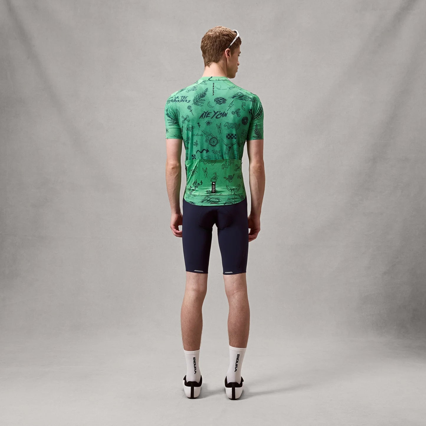 Maillot ENDURA PRO SL PRINT Manches Courtes Vert
