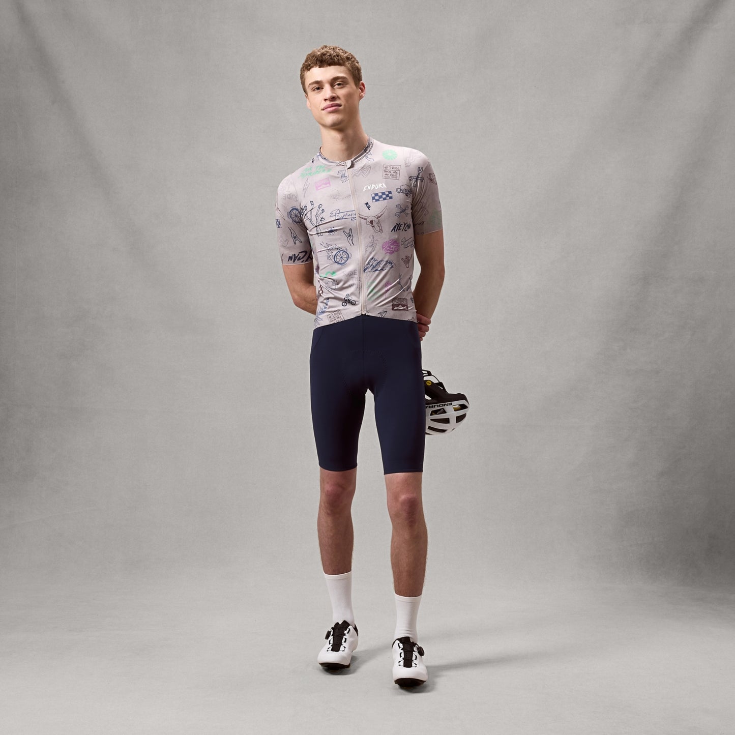 Trikot ENDURA PRO SL PRINT Kurzarm Titanium
