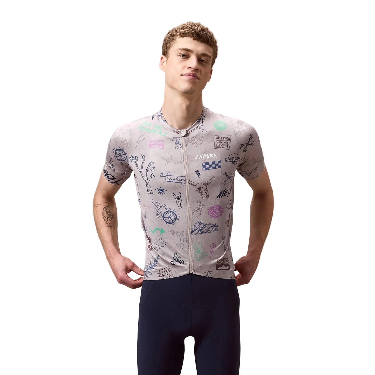 Trikot ENDURA PRO SL PRINT Kurzarm Titanium