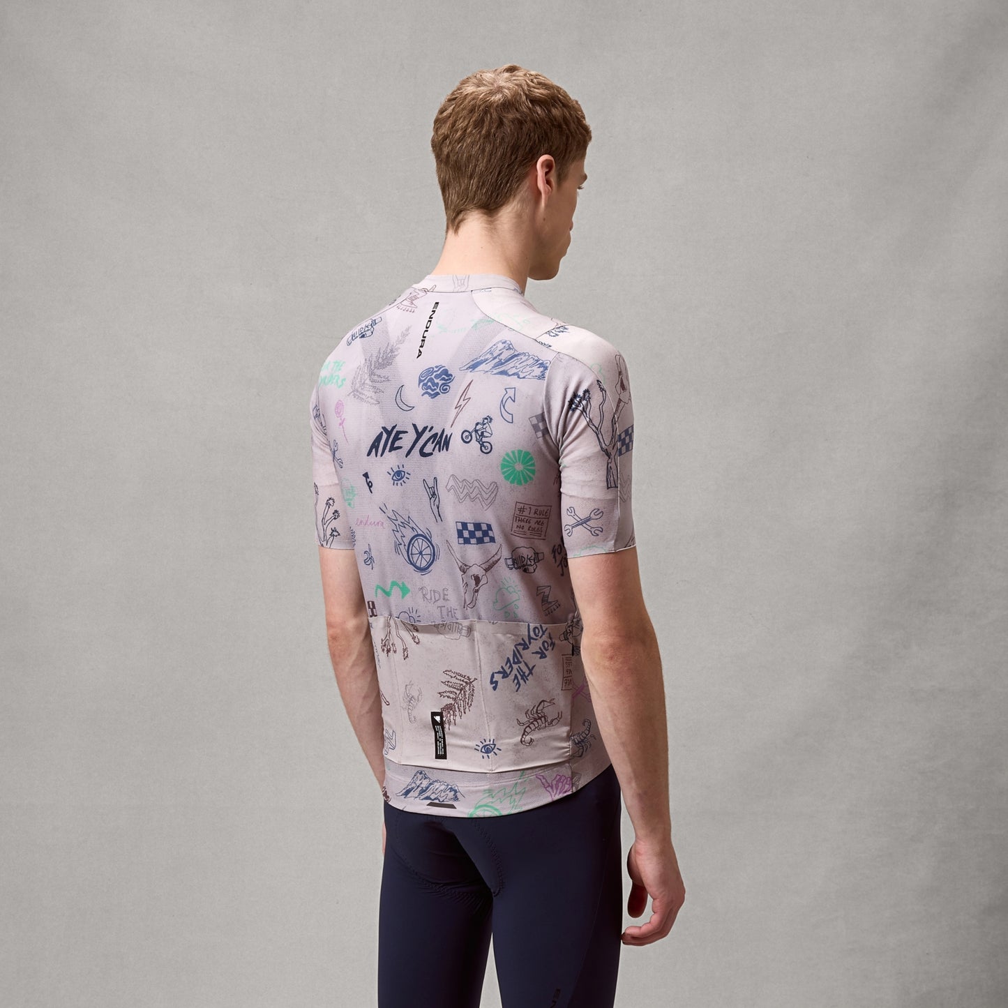 Trikot ENDURA PRO SL PRINT Kurzarm Titanium