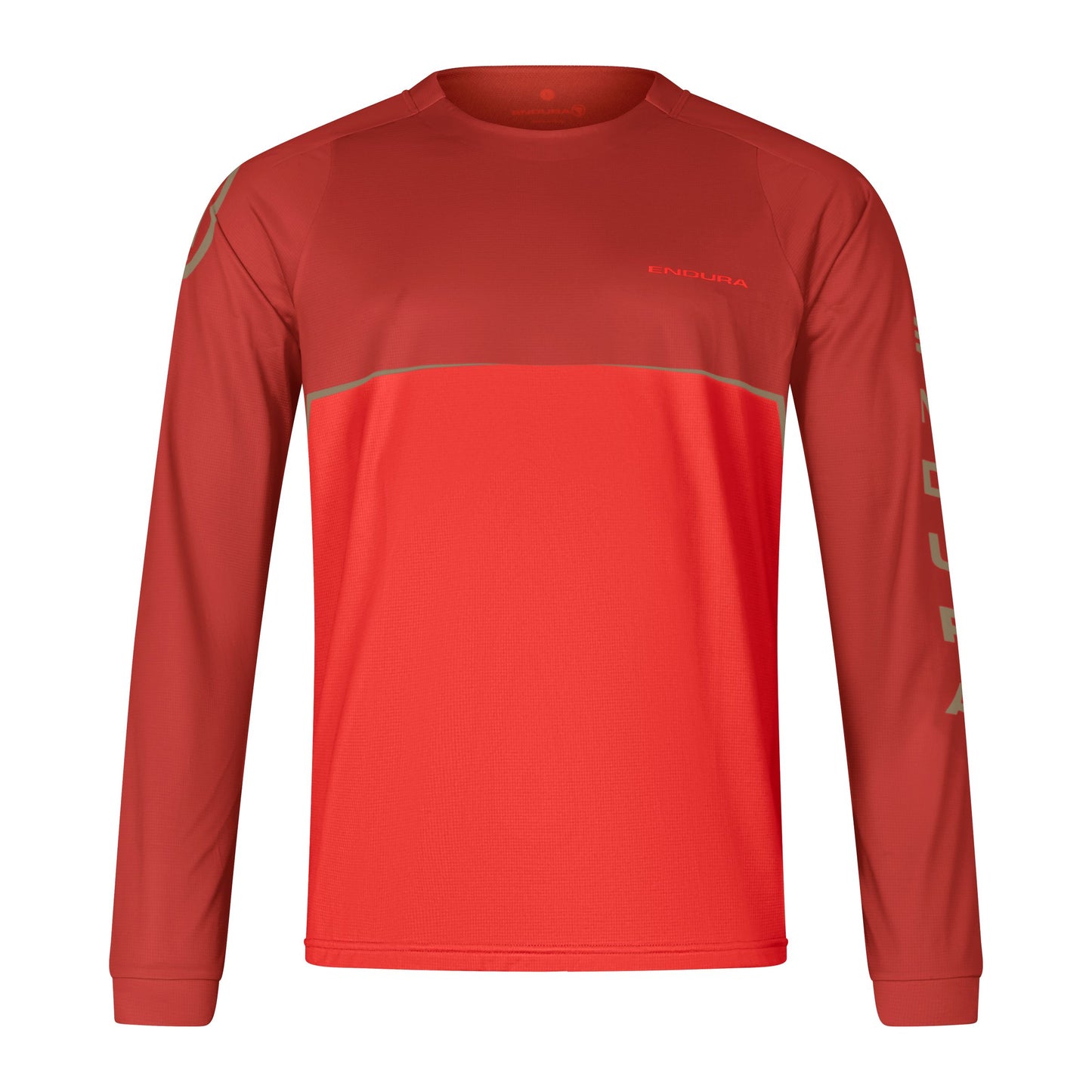 Trikot ENDURA CORE PRINTED Langarm Rot