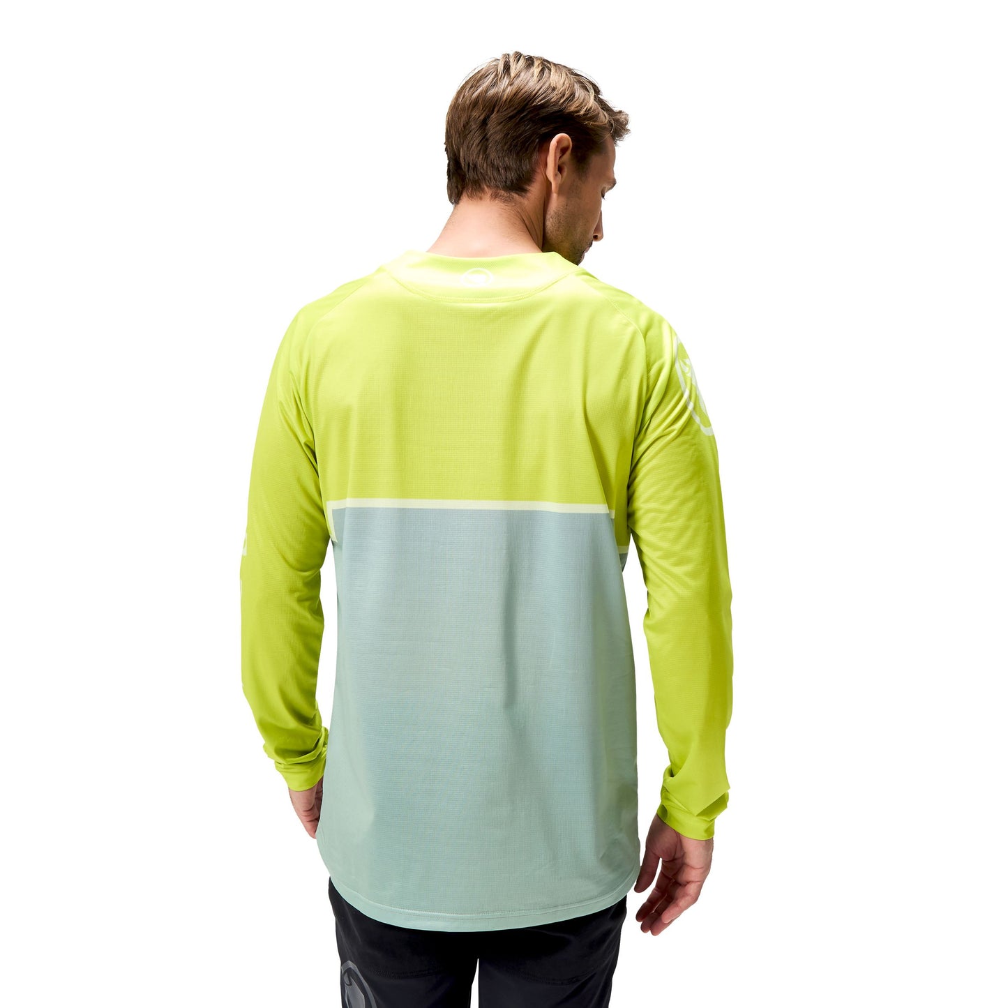Maillot ENDURA CORE PRINTED Manches Longues Vert