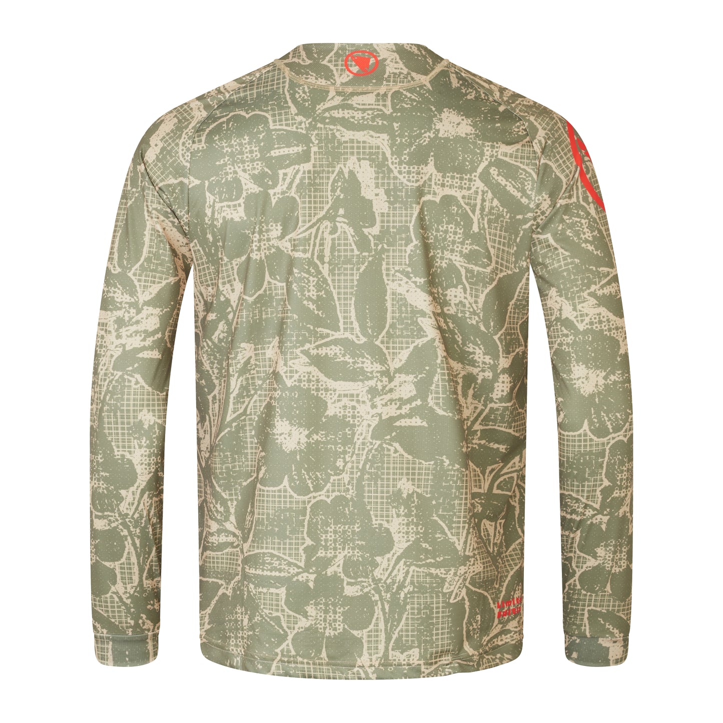 Trikot ENDURA LTD PRINTED Langarm Camo Khaki