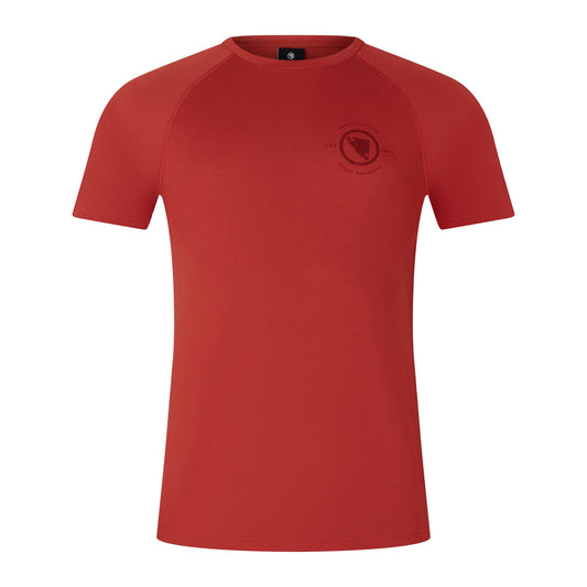 Maillot ENDURA LOOP Manches Courtes Rouge