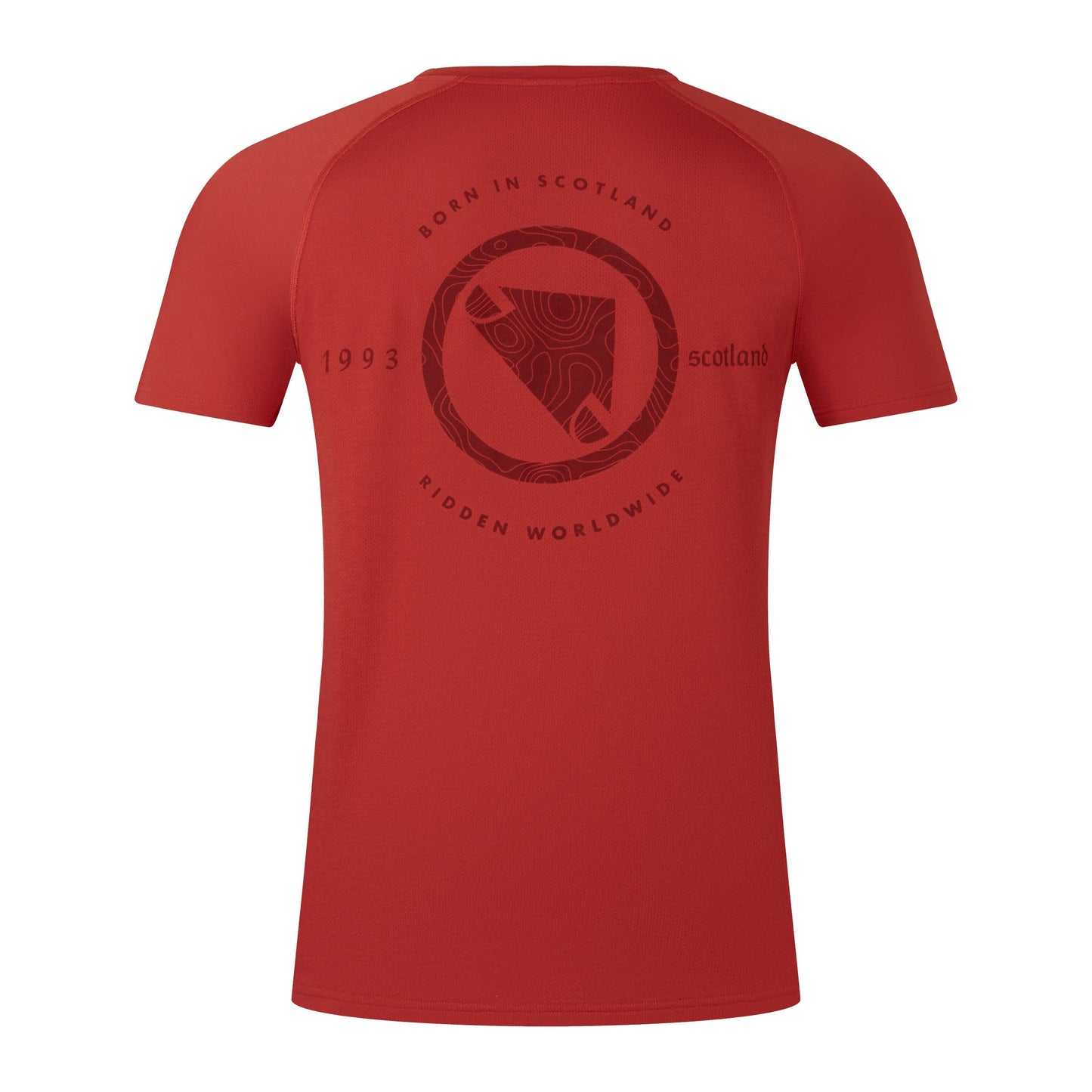 Maillot ENDURA LOOP Manches Courtes Rouge