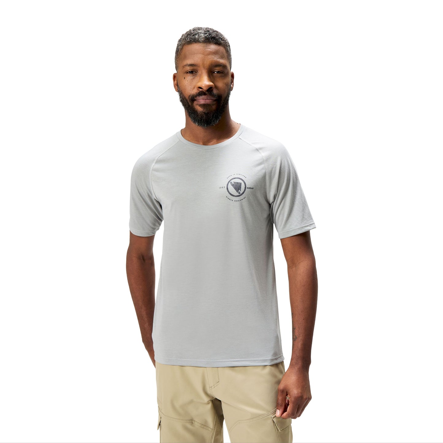 Maglia ENDURA LOOP Maniche Corte Grigio