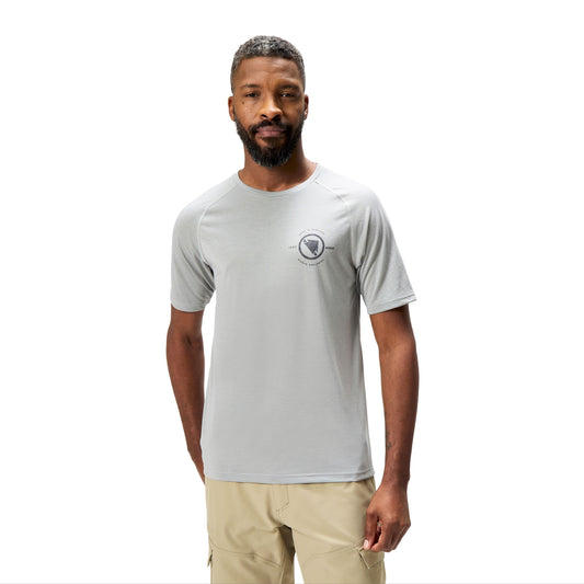 Maillot ENDURA LOOP Manches Courtes Gris