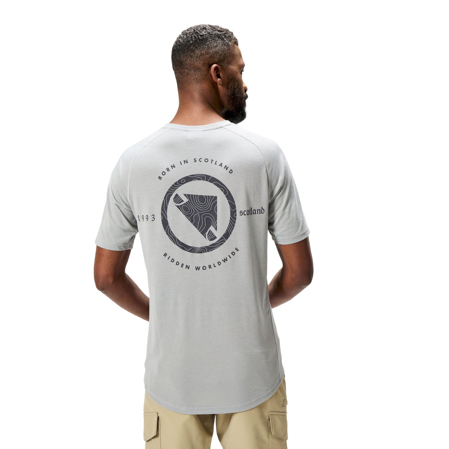 Maglia ENDURA LOOP Maniche Corte Grigio