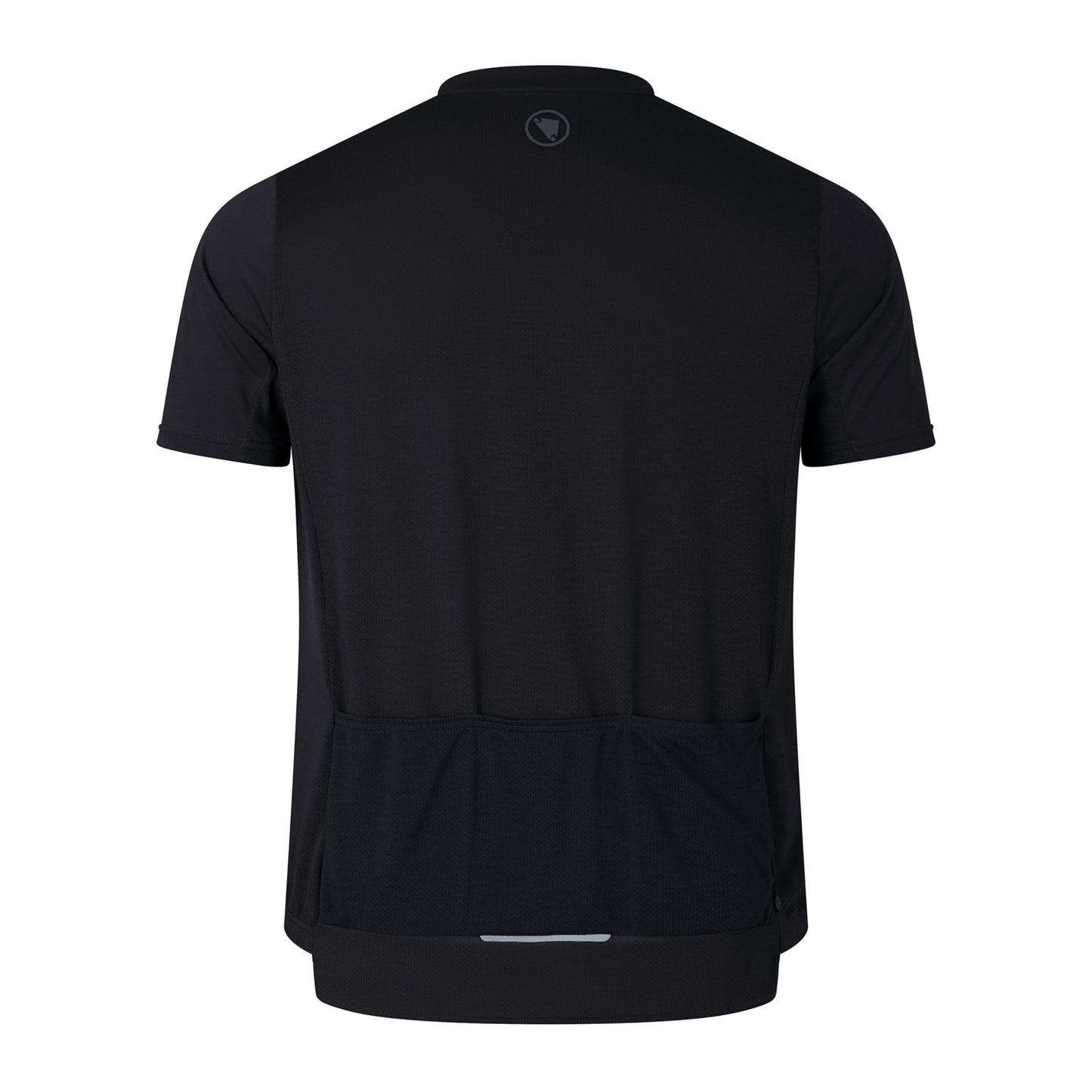 Maglia ENDURA LOOP ZIPPED Maniche Corte Nero