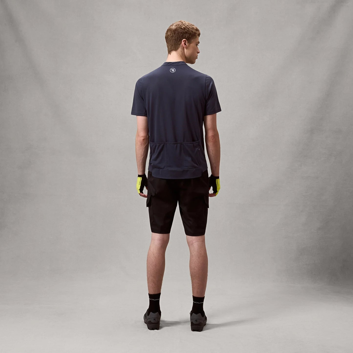 ENDURA LOOP ZIPPED Short Sleeve Jersey Carbon Grey