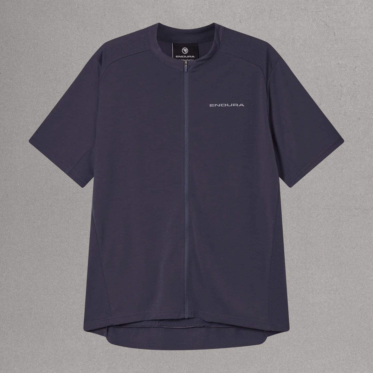 ENDURA LOOP ZIPPED Short Sleeve Jersey Carbon Grey