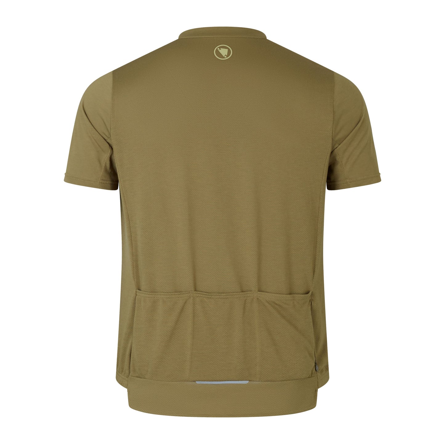 ENDURA LOOP ZIPPED Short Sleeve Jersey Khaki